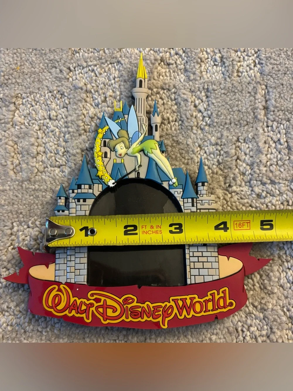 Vintage Walt Disney World Tinker-bell Magnetic Picture Frame